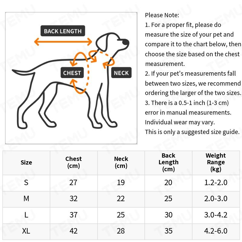Pet Clothes for Small & Medium Dogs Winter Cozy Warmth