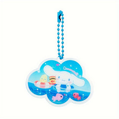 Cartoon Cat Dog Bag Acrylic Keychain