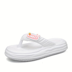 Women's Thick Bottom Sport Flip Flops