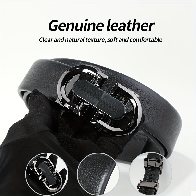 Men's Leather Belt Casual Business Belt Boyfriends Birthday