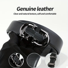 Men's Leather Belt Casual Business Belt Boyfriends Birthday
