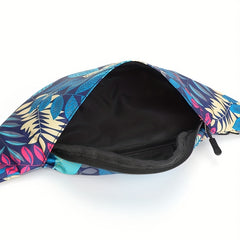 Summer Leather Print Waist Bag Casual Nylon Crossbody Bag Fanny Pack