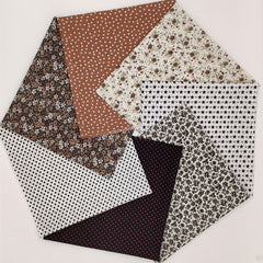 14pc Cotton Fabrics Precut Quilting Squares DIY Patchwork Quarter Sheets