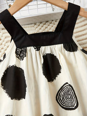 Polka Dot Cami Princess Dress For Toddler Girls