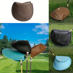 PU Leather Golf Club Headcover For Driver Wood with Magnetic Buckle 3 Colors