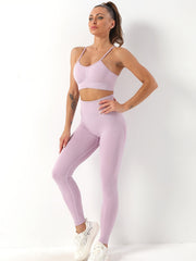 High Waist Butt Lifting Yoga Pants Quick Drying Workout Sports Activewear