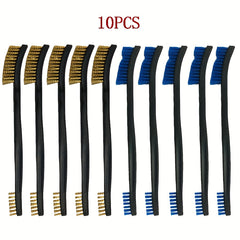 10 Piece Gun Cleaning Brush Set Double Headed Nylon Technology