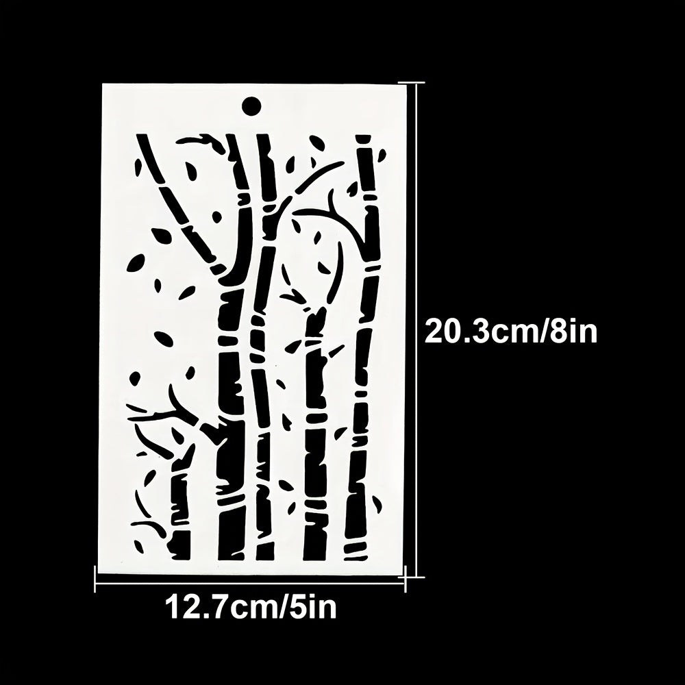 Forest Background Stencils DIY Art Stencils For Painting