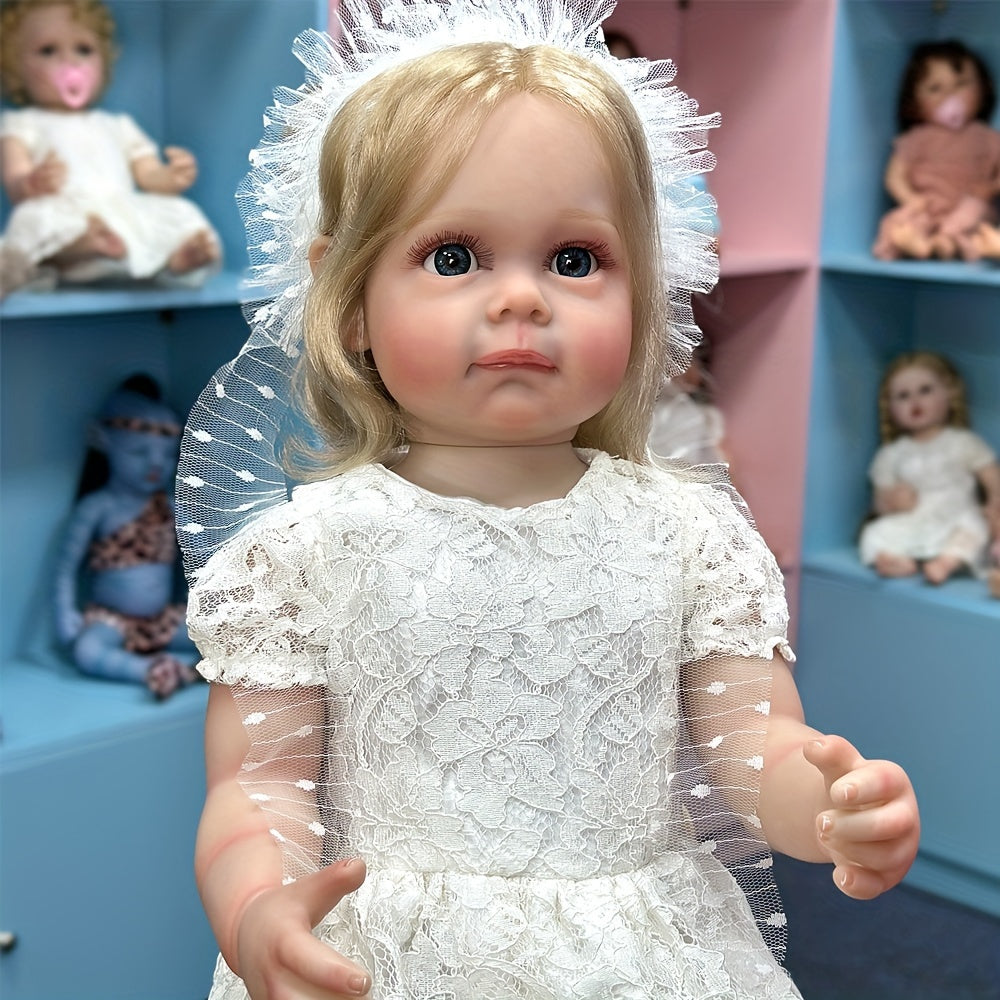 55 88 Cm Lifelike Reborn Doll Full Body Soft Enamel Simulative Doll