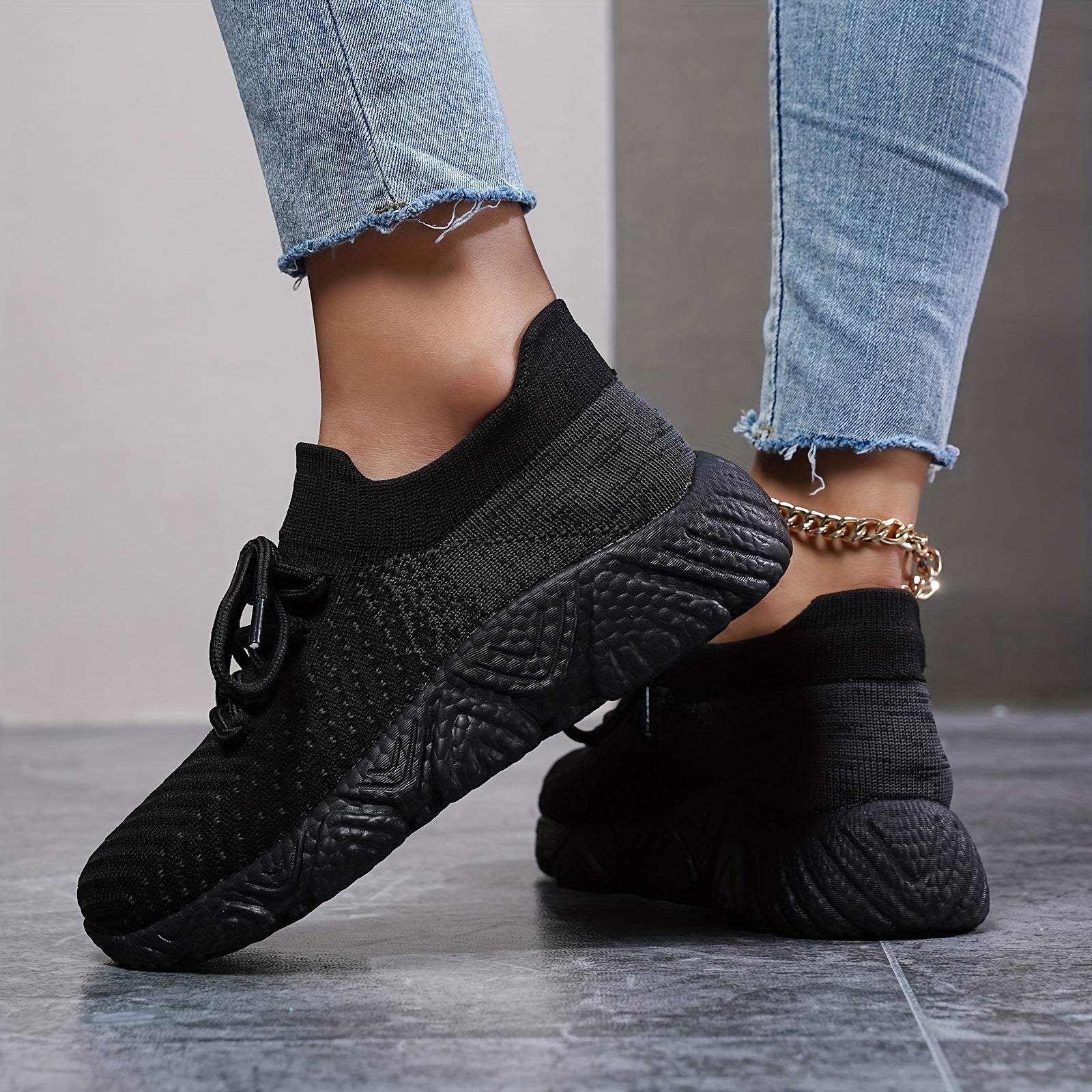 Women's Mesh Breathable Running Shoes Non slip Sports Shoes