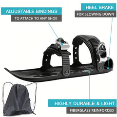 Adjustable Mini Skiing & Skating Snow Shoes Small Snowboard Sports Skiing Boots