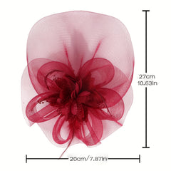Feather Headband Fascinator Tea Party Hat Women Clip Derby Headwear