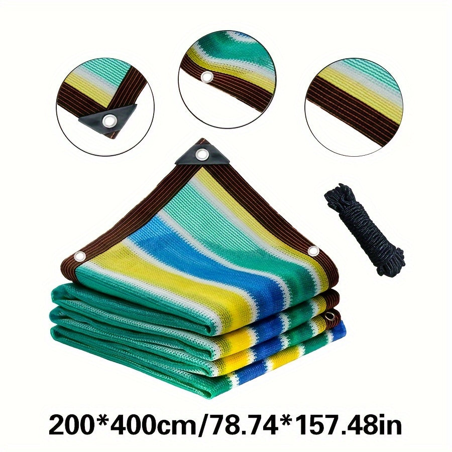 1pc Outdoor Sunshade Sail Garden Sunscreen Net