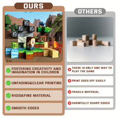 80pcs Magnetic Blocks Create Your Own Dinosaur Land Scene Magnet Tiles Toys