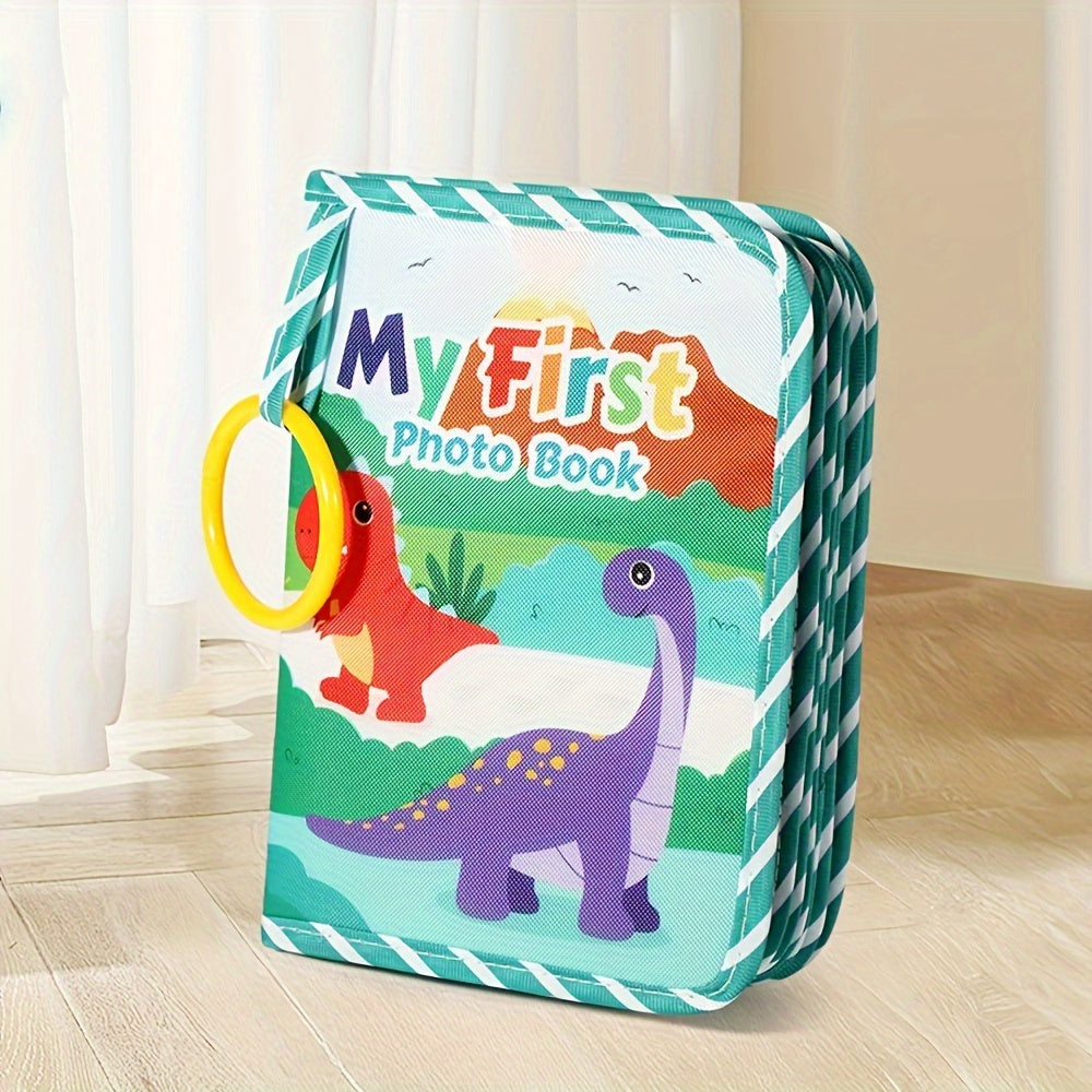 USATDD Baby Soft Cloth Album with Mirror Personalized Family & Friends Collage