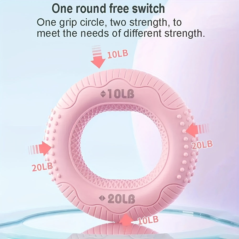Silicone Grip Ring 4-27KG Hand Muscle Exercise Finger Strength Training