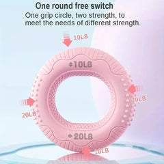 Silicone Grip Ring 4-27KG Hand Muscle Exercise Finger Strength Training