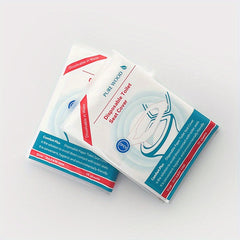 10pcs Disposable Toilet Mat Soluble Water Wooden Pulp Paper
