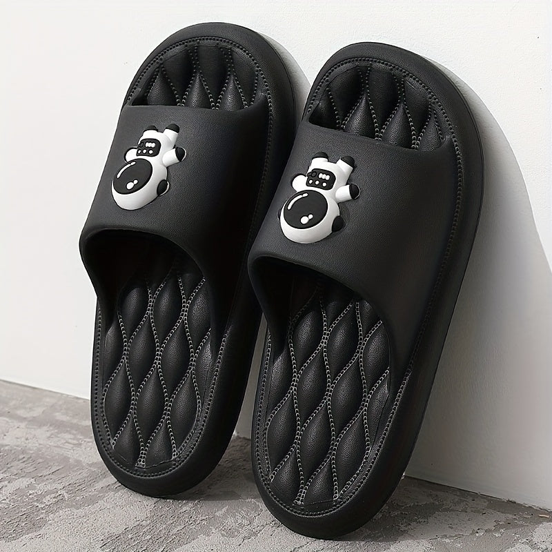 Men's Cartoon Printed Slides Non Slip Slippers