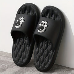 Men's Cartoon Printed Slides Non Slip Slippers