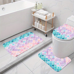 Soft Shaggy Bathroom Rug Set for Cozy Experience
