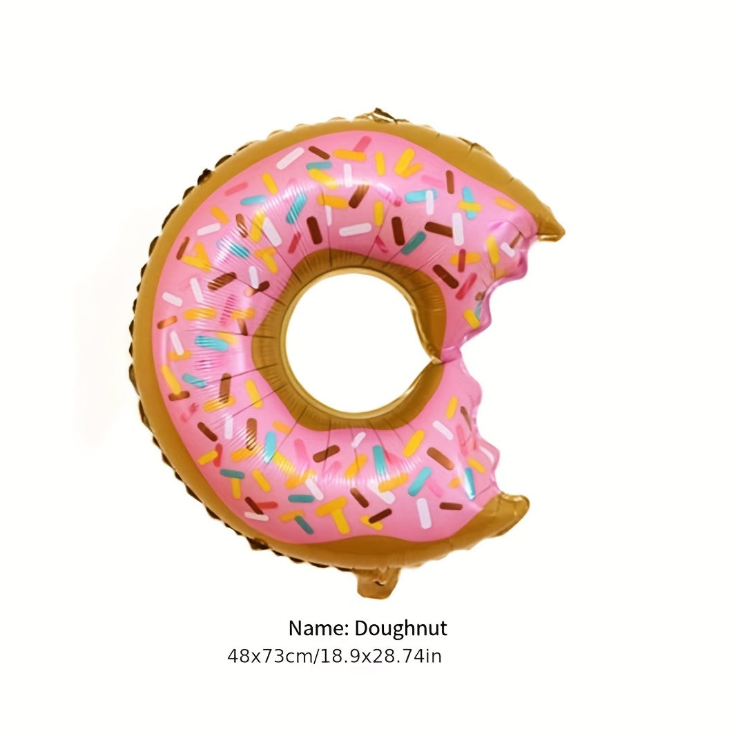 Candy Pellet Ice Cream Donut Aluminum Balloon Baby Birthday Party Decoration