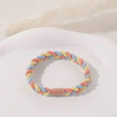 5pcs Sweet Block Hair Ties Hair Bands For Girls
