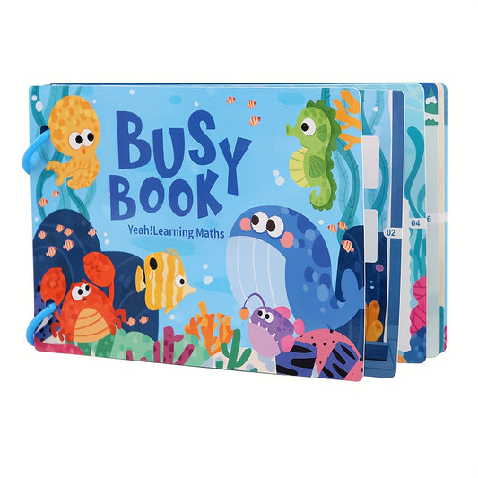 DIKOPUBBY Busy Book for Youngsters Interactive Early Learning Toy