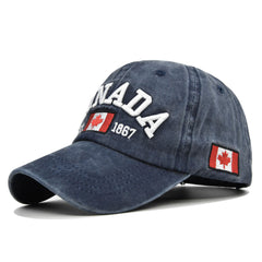 ANADA Embroidered Maple Leaf Baseball Cap Sun Hat