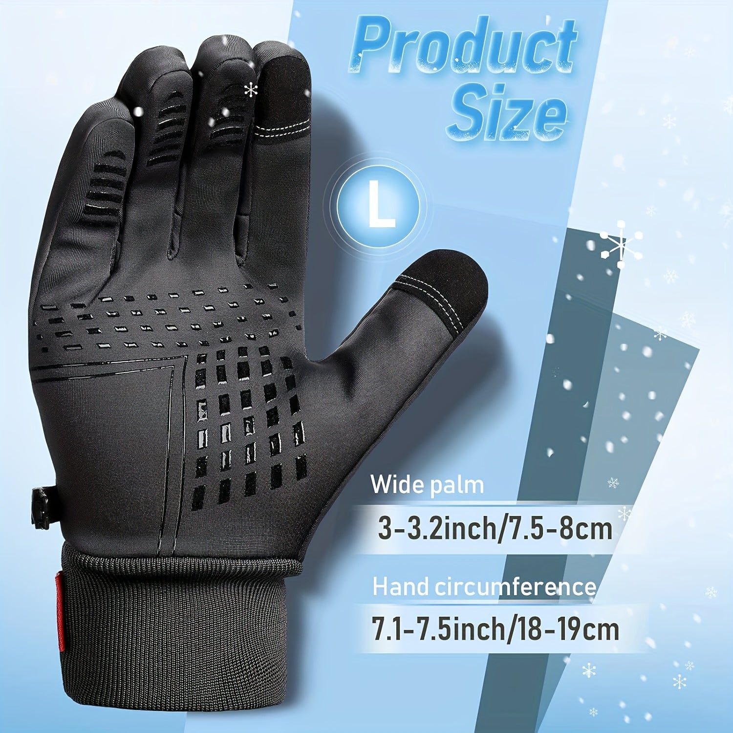 Touch Screen Running Gloves Winter Warm Glove Liners Texting Waterproof