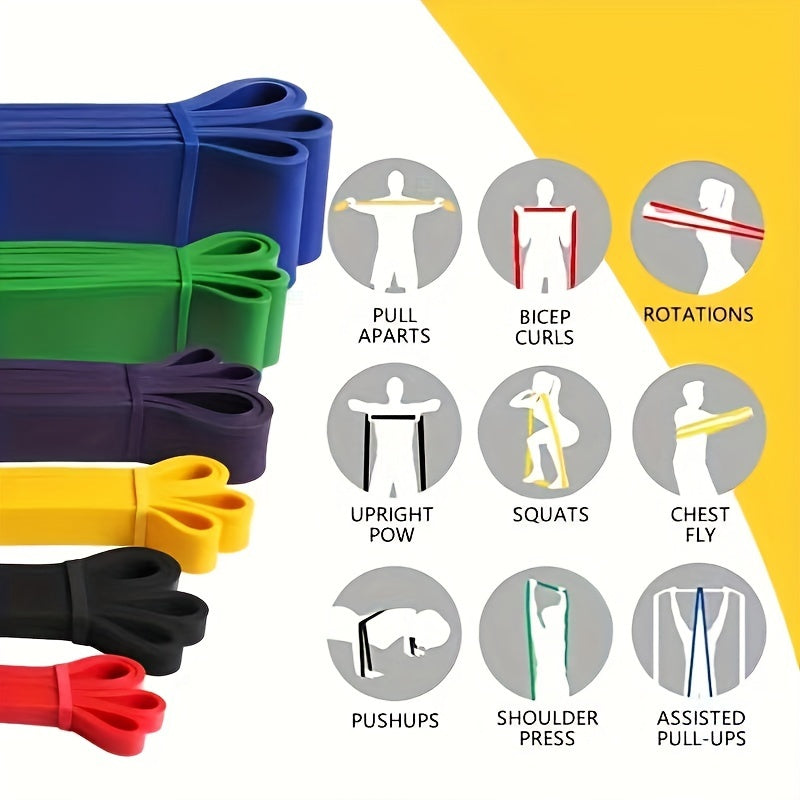 TPE Yoga Resistance Band Elastic Stretching Rope