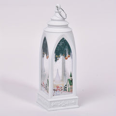Snow Village Mini House Lamp with LED Light Decoration