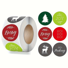 500pcs Christmas Sticker Card Box Thank You Seal Labels For Parties