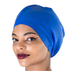 Oversized Waterproof Silicone Swimming Cap for Thick Curly Hair