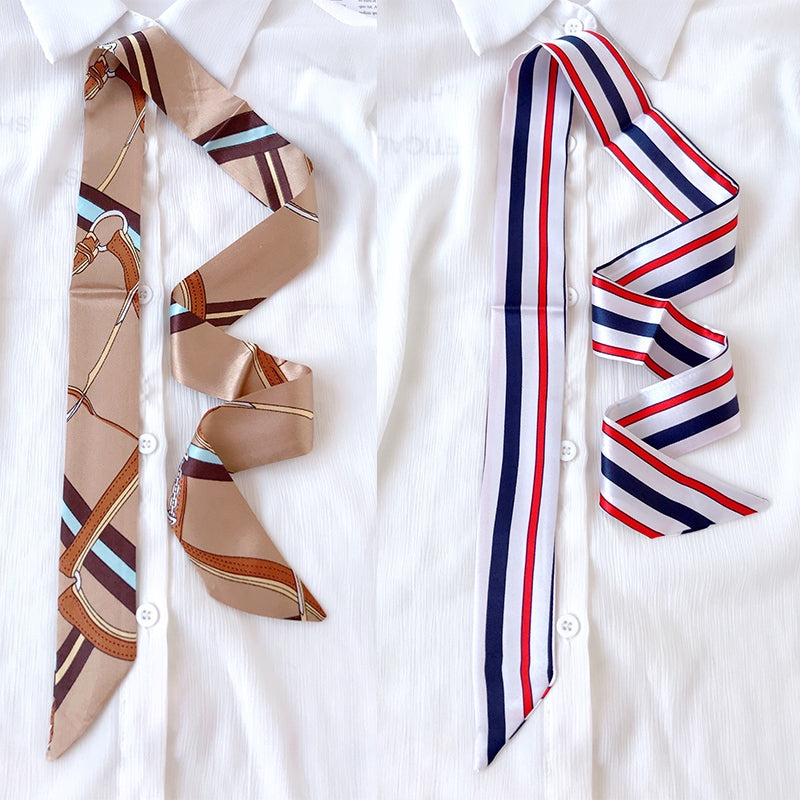 Silk Scarves Hairbands Women's Scarves Wrist Decoration Bag Decoration Scarf