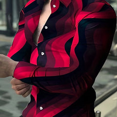 Men's Comfy Long Sleeve Shirt For Autumn