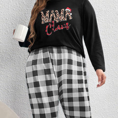 Christmas Casual Loungewear Set Women's Pajama 2 Piece