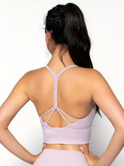 Women's Strappy Longline Sports Bra Medium Support Tank