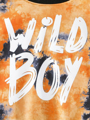 Boy's WILD BOY Printed Crew Neck Long Sleeve Sweatshirt
