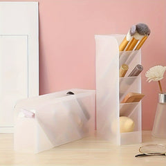 4 Piece Pen Storage Box Desktop Pencil Makeup Brush Storage Rack