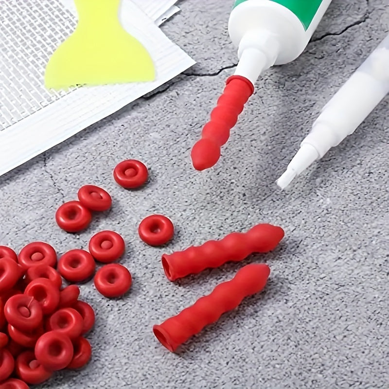 35pcs Caulk Cap Set for Sealing & Preserving Caulking Tubes
