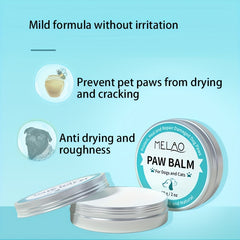 Pet Paw Balm 60g Box - Heals, Repairs, Moisturizes - Dogs Cats Soother Protector