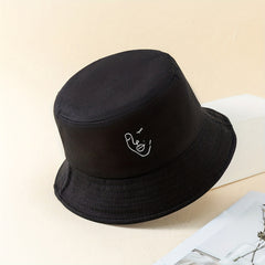 Men's Sunshade Fisherman Hat Printed Face Pattern