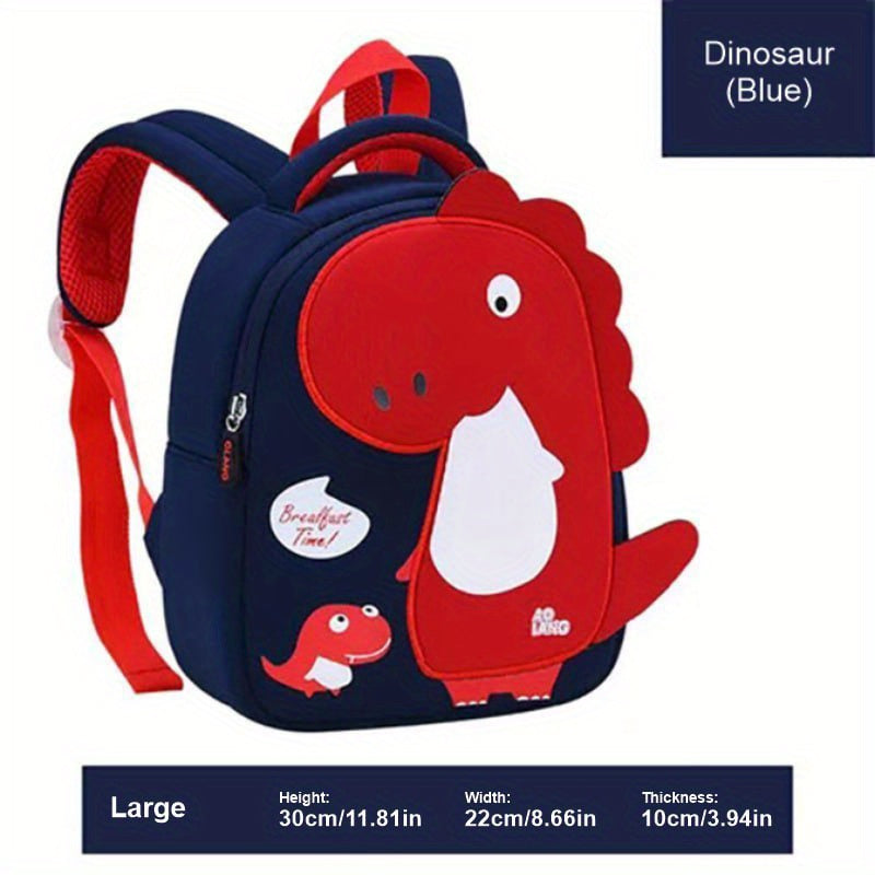 Kids Dinosaur Kindergarten Backpack Lightweight Breathable Boys Girls Travel Bag