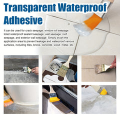 2pcs Transparent Waterproof Glue for Toilet Balcony Brick Roof
