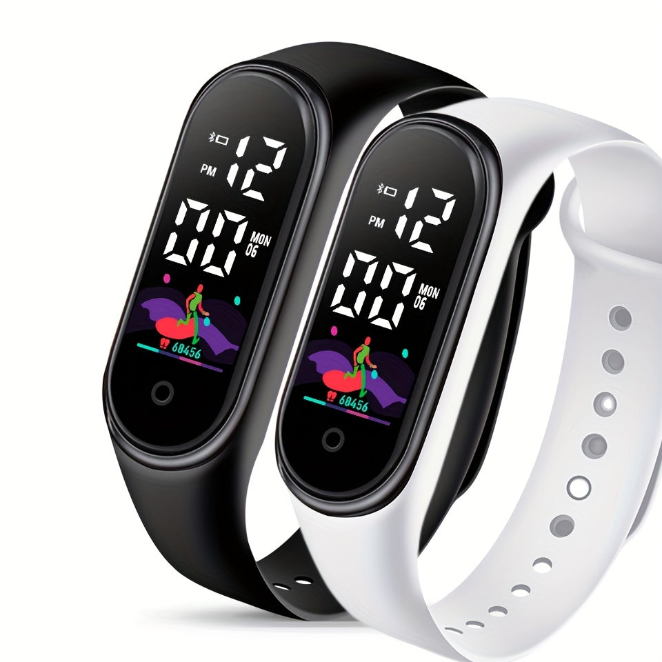 Kids LED Wristband Watch Girls Students Sporty Electronic Timepiece