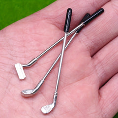 5 Mini Golf Ball Doll House Miniatures Alloy Decoration Collectors
