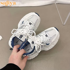 Chunky Platform Athletic Running Shoes Lace Up Casual Sneakers