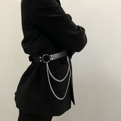 Men's Funny Body Chest Suspender for Suit Jeans