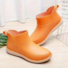 Women's Waterproof Rain Boots Anti-slip PVC Rubber Shoes
